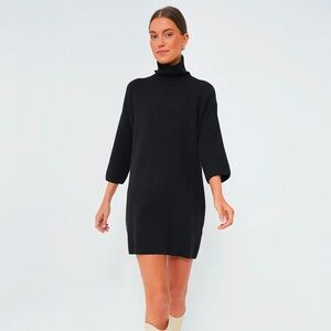 Pomander Place Black Turtleneck Sweater Dress (Noir Vivianne Dress)